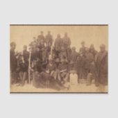 Buffalo Warriors: Amerikaanse zwarte cavalerie Tissuepapier (Voorkant)