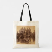 Buffalo Warriors: Amerikaanse zwarte cavalerie Tote Bag (Achterkant)