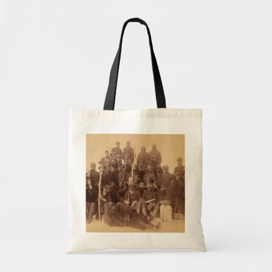 Buffalo Warriors: Amerikaanse zwarte cavalerie Tote Bag (Voorkant)