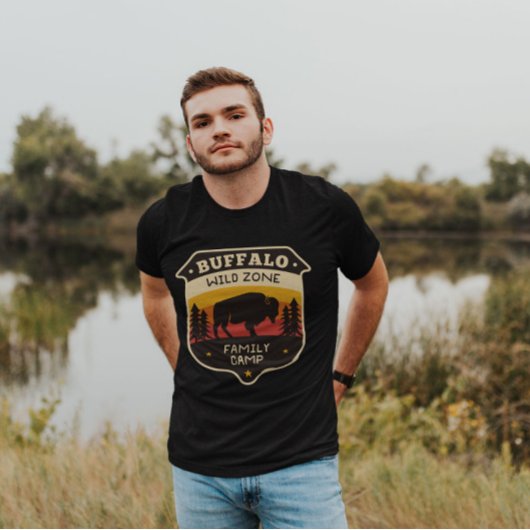 Buffalo Wild Zone Family Camp | Mannen T-shirt