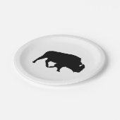 Buffalo Wilderness Camper Paper Borden Papieren Bordje (Gekanteld)