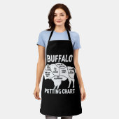 Buffalo Wildlife kinderkaart voor bizonliefhebbers Schort (Gedragen)