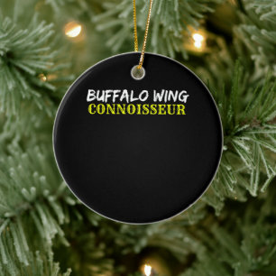 Buffalo Wing Obsessed Addict BBQ Chicken Wing Bask Keramisch Ornament
