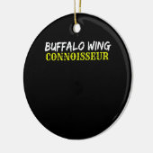 Buffalo Wing Obsessed Addict BBQ Chicken Wing Bask Keramisch Ornament (Links)