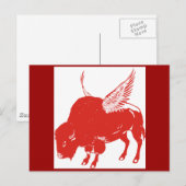 Buffalo Wings Briefkaart (Voorkant / Achterkant)