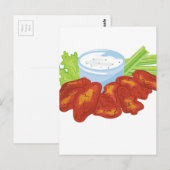 Buffalo Wings Briefkaart (Voorkant / Achterkant)