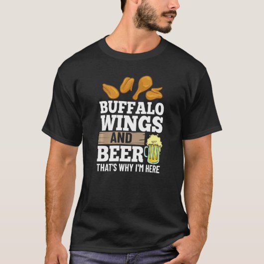 Buffalo Wings Fried Chicken Hot Wing Sauce 1 T-shirt (Voorkant)