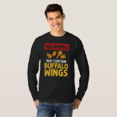 Buffalo Wings Fried Chicken Hot Wing Sauce T-shirt (Voorkant volledig)
