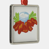 Buffalo Wings Metalen Ornament (Rechts)