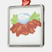 Buffalo Wings Metalen Ornament (Links)