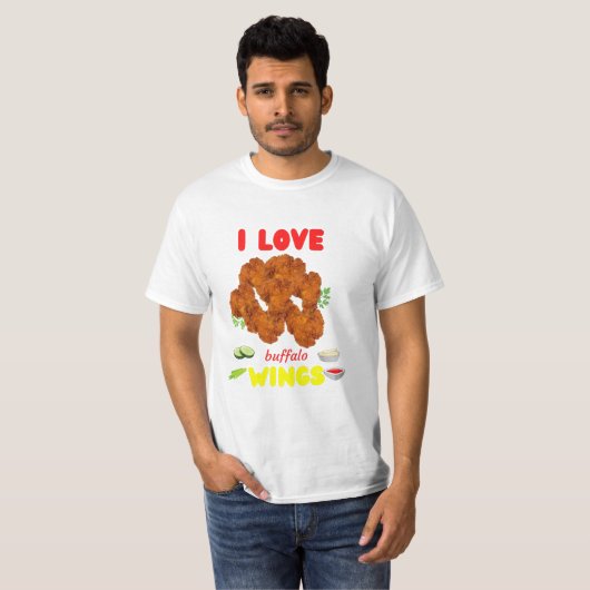 Buffalo Wings T-shirt (Voorkant volledig)