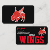 Buffalo Wings Visitekaartje (Voorkant / Achterkant)