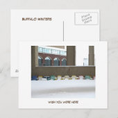Buffalo Winters (wou dat je hier was) Briefkaart (Voorkant / Achterkant)