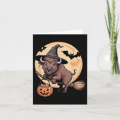 Buffalo Witch Pet Pompoen Halloween Kostuum Mannen Kaart (Voorkant)