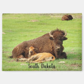 Buffalo with calf magnet (Voorkant)