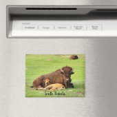 Buffalo with calf magnet (Insitu (Vaatwasser))