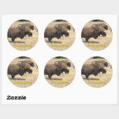 Buffalo Yellowstone Sticker (Vel)