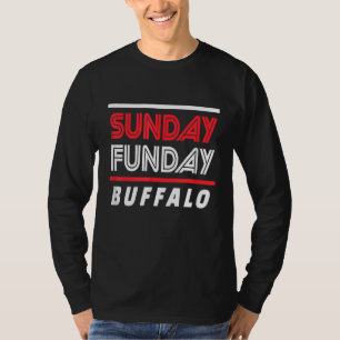 Buffalo zondag funday Grappig Buffalo New York zo T-shirt