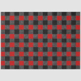 Buffalo zwart en rood controleren tissuepapier