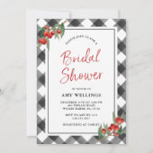 Buffalo Zwart-wit Rustisch Vrijgezellenfeest contr Kaart (Voorkant)