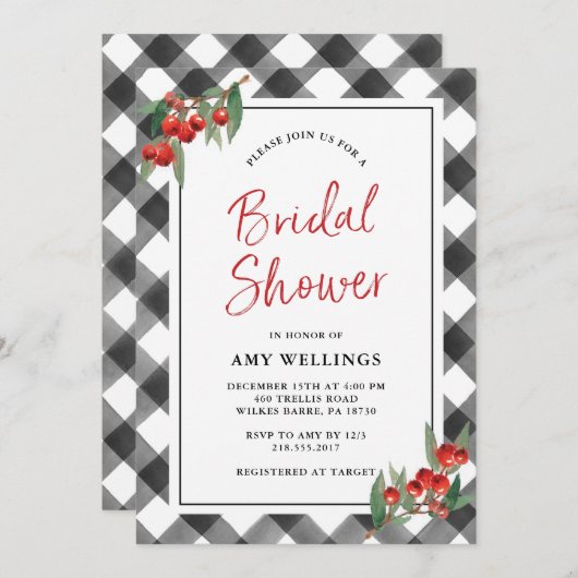 Buffalo Zwart-wit Rustisch Vrijgezellenfeest contr Kaart (Voorkant / Achterkant)