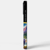 Buffalo zwerven in de buurt van een Mountain River Case-Mate iPhone Case (Achterkant / Links)