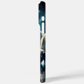 Buffalo's Bison Drink onder een kosmische gloed Case-Mate iPhone Case (Achterkant / Links)