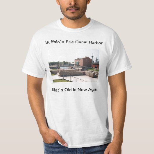 Buffalo's Erie Canal Harbour T-shirt (Voorkant)