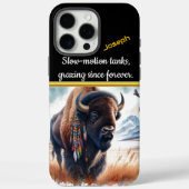 Buffalo's grazen in Mountain Valley Case-Mate iPhone Case (Achterkant)
