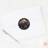 Buffalo's voor altijd! Bison Lover Art Stickers (Envelop)