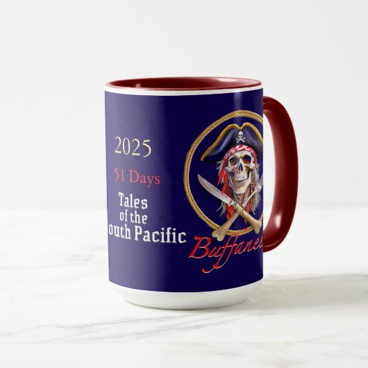 Buffaneers 2025 Verhalen van de Stille Zuidzee Mok (Voorkant rechts)