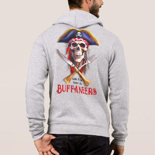 Buffaneers Pirate Skull: "Neem me mee naar je Lido Hoodie
