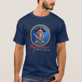 Buffaneers Pirate Skull voor Cruise Shipmates T-shirt (Voorkant)