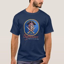 Buffaneers Pirate Skull voor Cruise Shipmates T-shirt