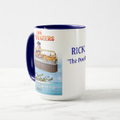 Buffaneers Rick de dichter in de Stille Zuidzee Mok (Voorkant links)