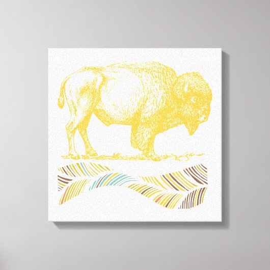  buffel canvas afdruk (Voorkant)