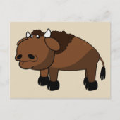 Buffel cartoon briefkaart (Voorkant)