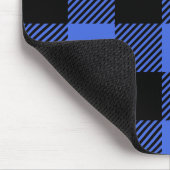 Buffel Check Blauw & Zwart Lumberjack Plaid Decor Muismat (Hoek)