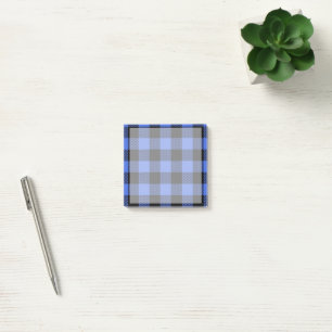 Buffel Check Blauw & Zwart Lumberjack Plaid Decor Post-it® Notes