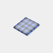 Buffel Check Blauw & Zwart Lumberjack Plaid Decor Post-it® Notes (Schuin)