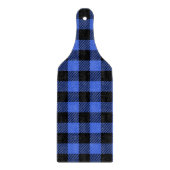 Buffel Check Blauw & Zwart Lumberjack Plaid Decor Snijplank (Voorkant)
