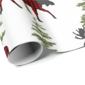 Buffel Check Moose Cadeaupapier (Rol Hoek)