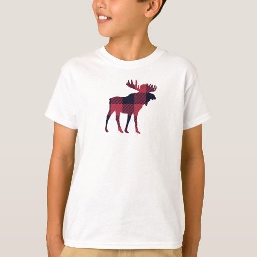 Buffel Check Moose Wilderness Cabin T-shirt (Voorkant)