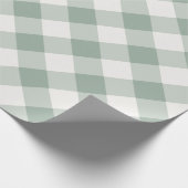 Buffel Check Sage Green Cadeaupapier (Hoek)