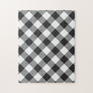 Buffel Controleer wit tartaan geruite patroon Legpuzzel