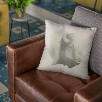 Buffel Geest Dier Kunstwerk Kussen