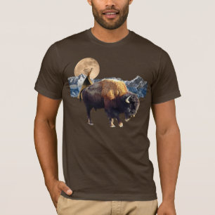 Buffel, Maan & TeePee Wildlife Art T-shirt