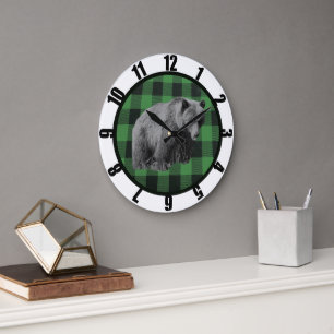 Buffel Plaid Beer Man Cave Grote Klok