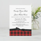 Buffel Plaid en Lint Kaart (Staand voorkant)