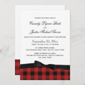 Buffel Plaid en Lint Kaart (Voorkant / Achterkant)